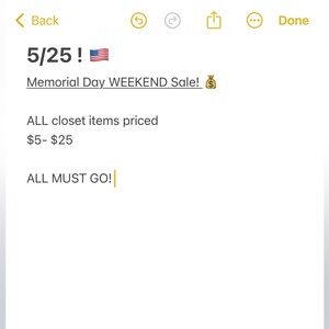 SALE MDW only!!!!!